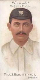 1901 Wills's Cricketer Series (Vignettes) #21 K.S. Ranjitsinhji Front