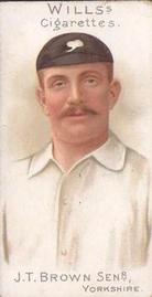 1901 Wills's Cricketer Series (Vignettes) #22 John Brown Front