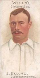 1901 Wills's Cricketer Series (Vignettes) #24 Jack Board Front