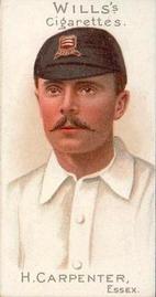 1901 Wills's Cricketer Series (Vignettes) #25 Herbert Carpenter Front