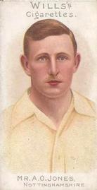 1901 Wills's Cricketer Series (Vignettes) #30 Arthur Jones Front