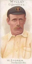 1901 Wills's Cricketer Series (Vignettes) #31 Bill Storer Front