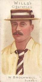 1901 Wills's Cricketer Series (Vignettes) #39 Bill Brockwell Front