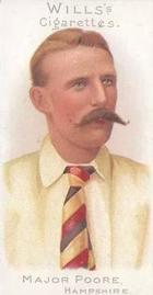 1901 Wills's Cricketer Series (Vignettes) #40 Robert Poore Front