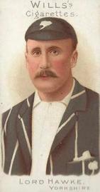 1901 Wills's Cricketer Series (Vignettes) #41 Lord Hawke Front