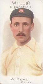 1901 Wills's Cricketer Series (Vignettes) #43 Walter Mead Front