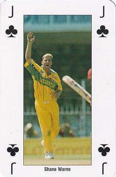 1999 ICC Cricket World Cup Australia #J♣ Shane Warne Front
