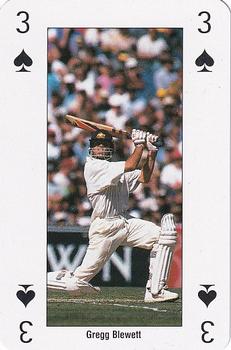 1999 ICC Cricket World Cup Australia #3♠ Greg Blewett Front