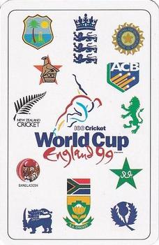 1999 ICC Cricket World Cup Australia #4♠ Justin Langer Back