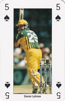 1999 ICC Cricket World Cup Australia #5♠ Darren Lehmann Front