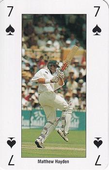 1999 ICC Cricket World Cup Australia #7♠ Matthew Hayden Front