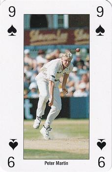 1999 ICC Cricket World Cup England #9♠ Peter Martin Front