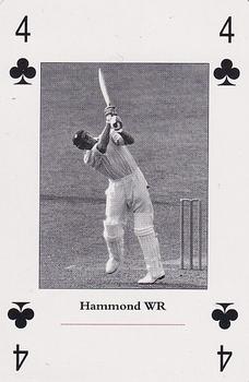 1998 FICA International Cricket Hall Of Fame #4♣ Walter Hammond Front