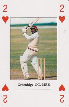 1998 FICA International Cricket Hall Of Fame #2♥ Gordon Greenidge Front