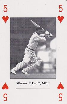 1998 FICA International Cricket Hall Of Fame #5♥ Everton Weekes Front