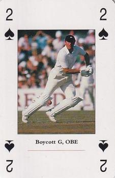 1998 FICA International Cricket Hall Of Fame #2♠ Geoff Boycott Front