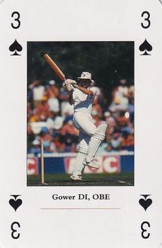 1998 FICA International Cricket Hall Of Fame #3♠ David Gower Front