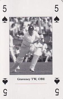 1998 FICA International Cricket Hall Of Fame #5♠ Tom Graveney Front