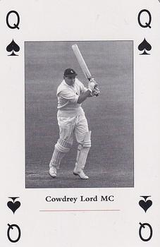 1998 FICA International Cricket Hall Of Fame #Q♠ Colin Cowdrey Front