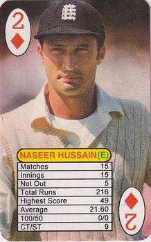 1999 Universal One Day International Batting  #2♦ Nasser Hussain Front