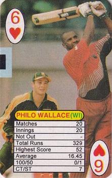 1999 Universal One Day International Batting  #6♥ Philo Wallace Front