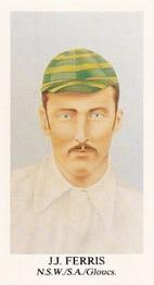 1989 County Print Services Australian Test Cricketers 1876-1896 #7 John Ferris Front