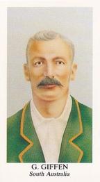 1989 County Print Services Australian Test Cricketers 1876-1896 #9 George Giffen Front