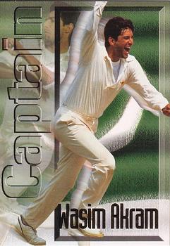 1997 Sports Deck Cricket #66 Wasim Akram Front