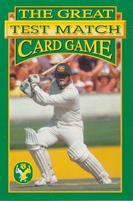 1993 The Great Test Match Card Game #NNO The Great Test Match Card Game Front