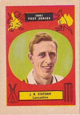 1961 A&BC Cricket 1961 Test Series (Large Border) #2 Brian Statham Front