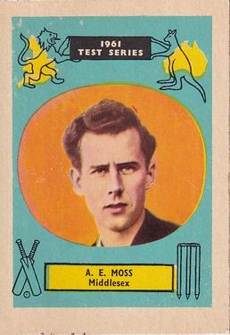 1961 A&BC Cricket 1961 Test Series (Large Border) #30 Alan Moss Front