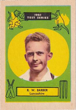 1961 A&BC Cricket 1961 Test Series (Large Border) #32 Bob Barber Front