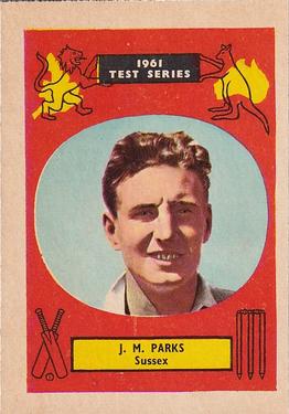 1961 A&BC Cricket 1961 Test Series (Large Border) #35 Jim Parks Front