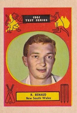 1961 A&BC Cricket 1961 Test Series (Large Border) #36 Richie Benaud Front