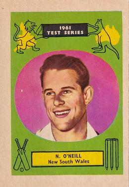 1961 A&BC Cricket 1961 Test Series (Large Border) #39 Norm O'Neill Front