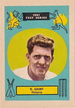 1961 A&BC Cricket 1961 Test Series (Large Border) #41 Ron Gaunt Front
