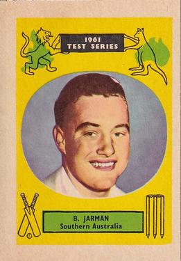 1961 A&BC Cricket 1961 Test Series (Large Border) #45 Barry Jarman Front