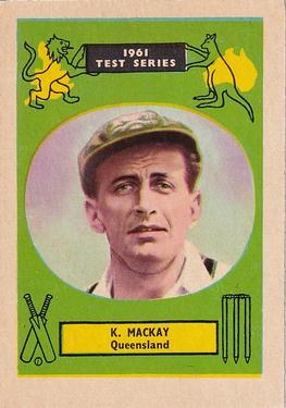 1961 A&BC Cricket 1961 Test Series (Large Border) #47 Ken Mackay Front