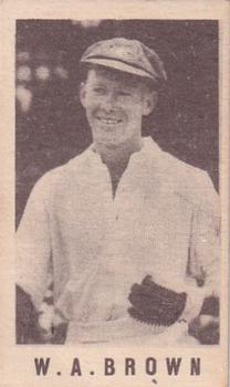 1946-47 Coles Cricketers (Frameless) #NNO Bill Brown Front