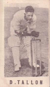 1946-47 Coles Cricketers (Frameless) #NNO Don Tallon Front