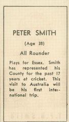 1946-47 Coles Cricketers (Framelines) #NNO Peter Smith Back
