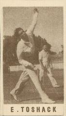 1946-47 Coles Cricketers (Framelines) #NNO Ernie Toshack Front