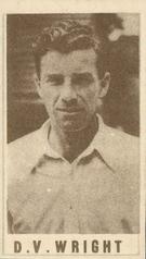 1946-47 Coles Cricketers (Framelines) #NNO Douglas Wright Front