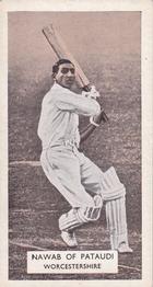 1934 Carreras A Series Of Cricketers #4 Nawab of Pataudi Front