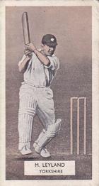 1934 Carreras A Series Of Cricketers #5 Maurice Leyland Front