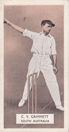 1934 Carreras A Series Of Cricketers #7 Clarrie Grimmett Front