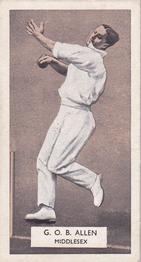 1934 Carreras A Series Of Cricketers #9 George Allen Front