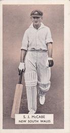 1934 Carreras A Series Of Cricketers #11 Stan McCabe Front