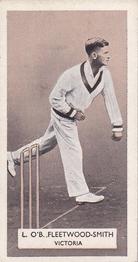 1934 Carreras A Series Of Cricketers #13 Chuck Fleetwood-Smith Front