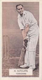 1934 Carreras A Series Of Cricketers #20 Herbert Sutcliffe Front